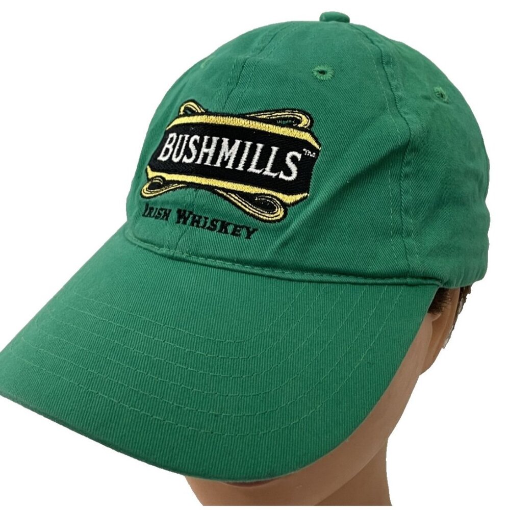 Bushmills Irish Whiskey Men Cap Green Embroidered Cotton Hat Adjustable Apollo